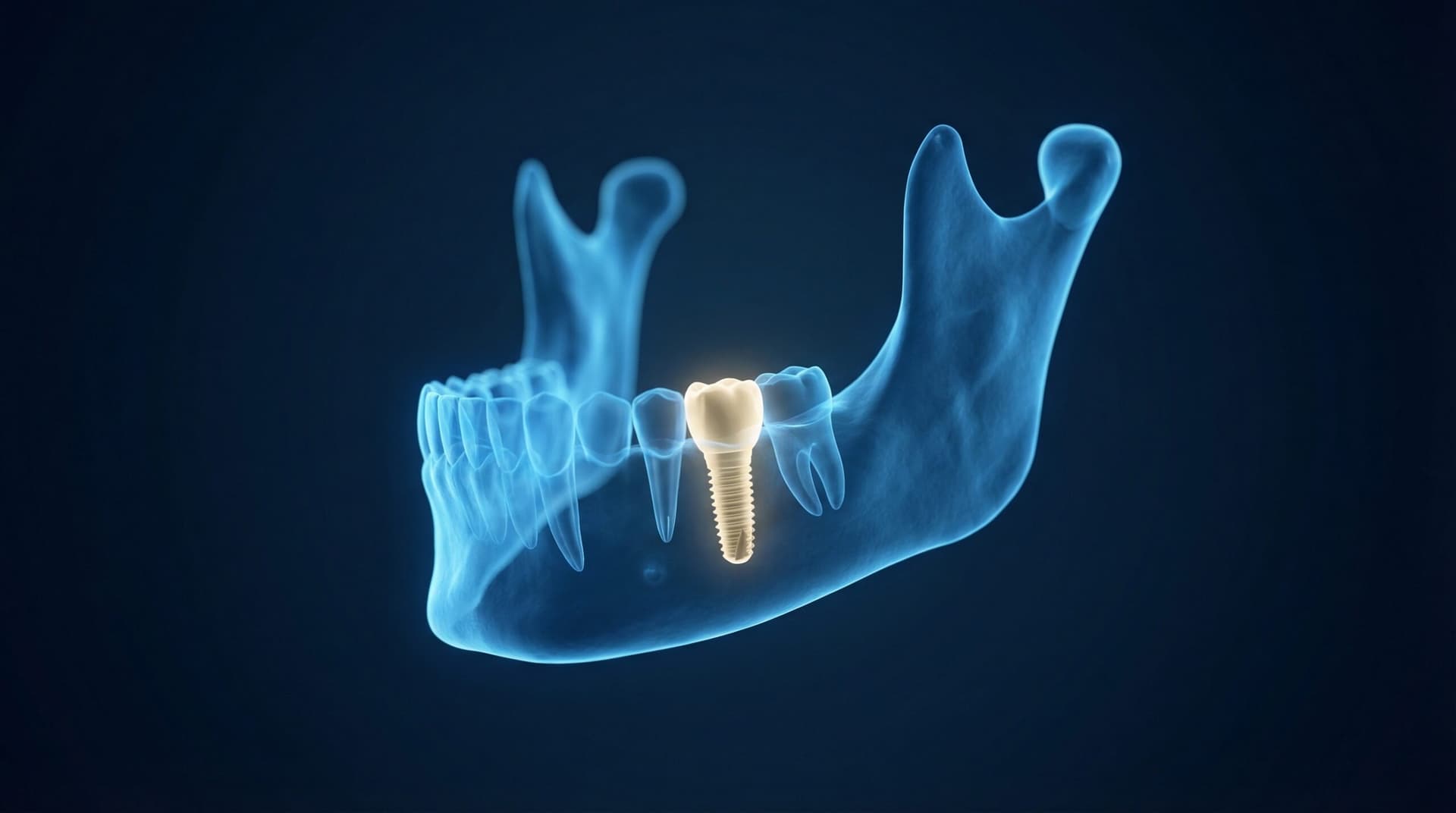 3D rendering of dental implants — serving Carson, CA